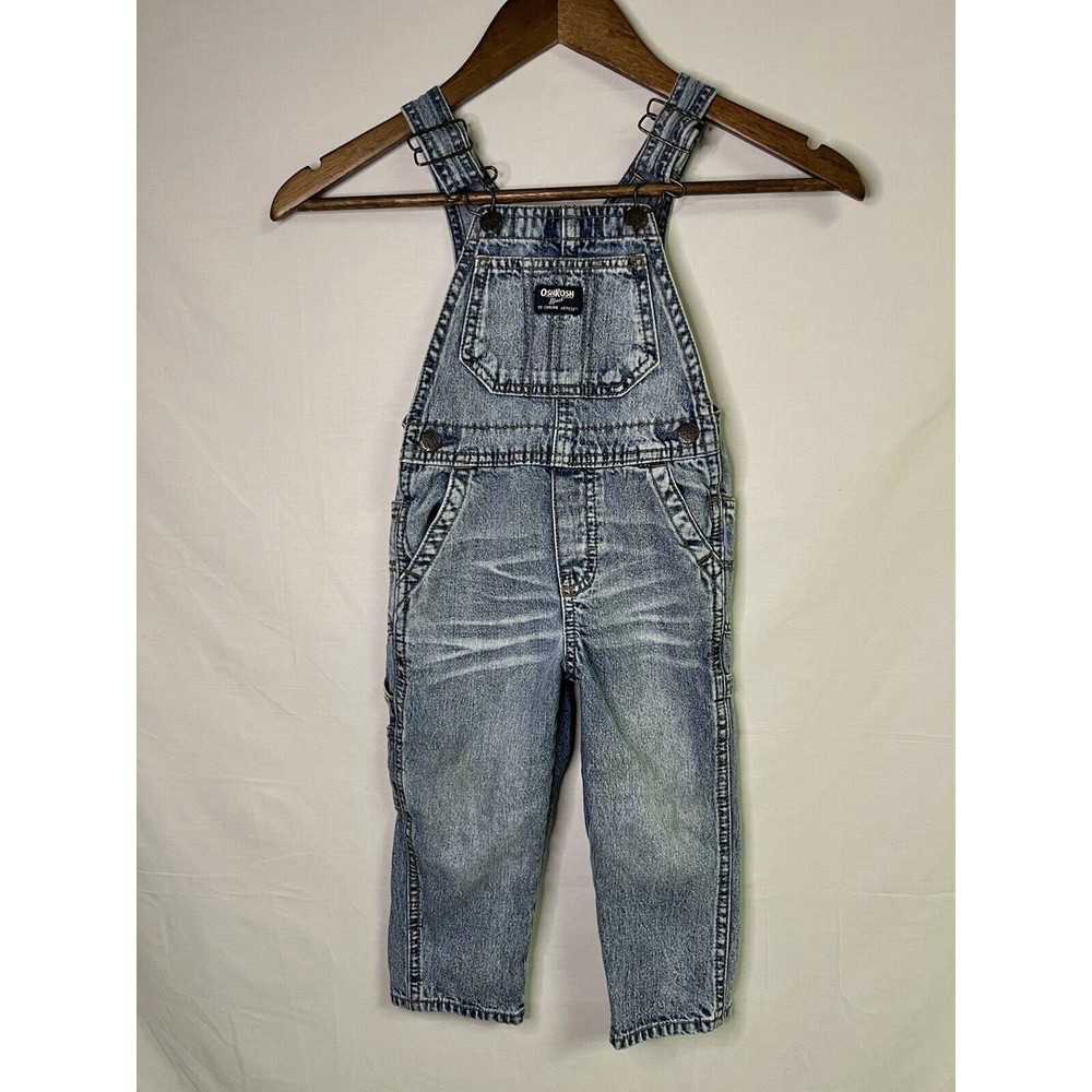 OshKosh B’Gosh Vintage Youth Overalls Jeans Medium Wash Size 2T